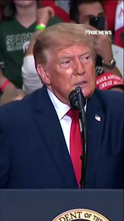 Trump calls out ‘paid protester’ at Michigan rally: ‘Get him out of here’