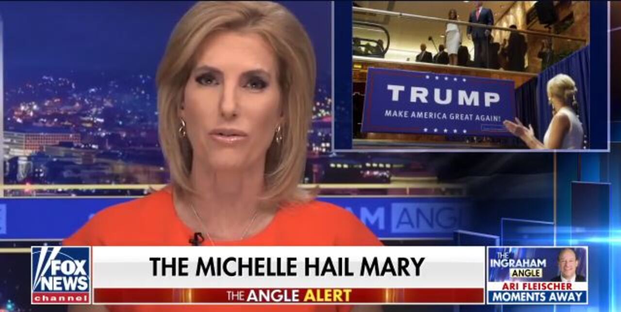 Ingraham asks: Michelle Obama to the rescue? 