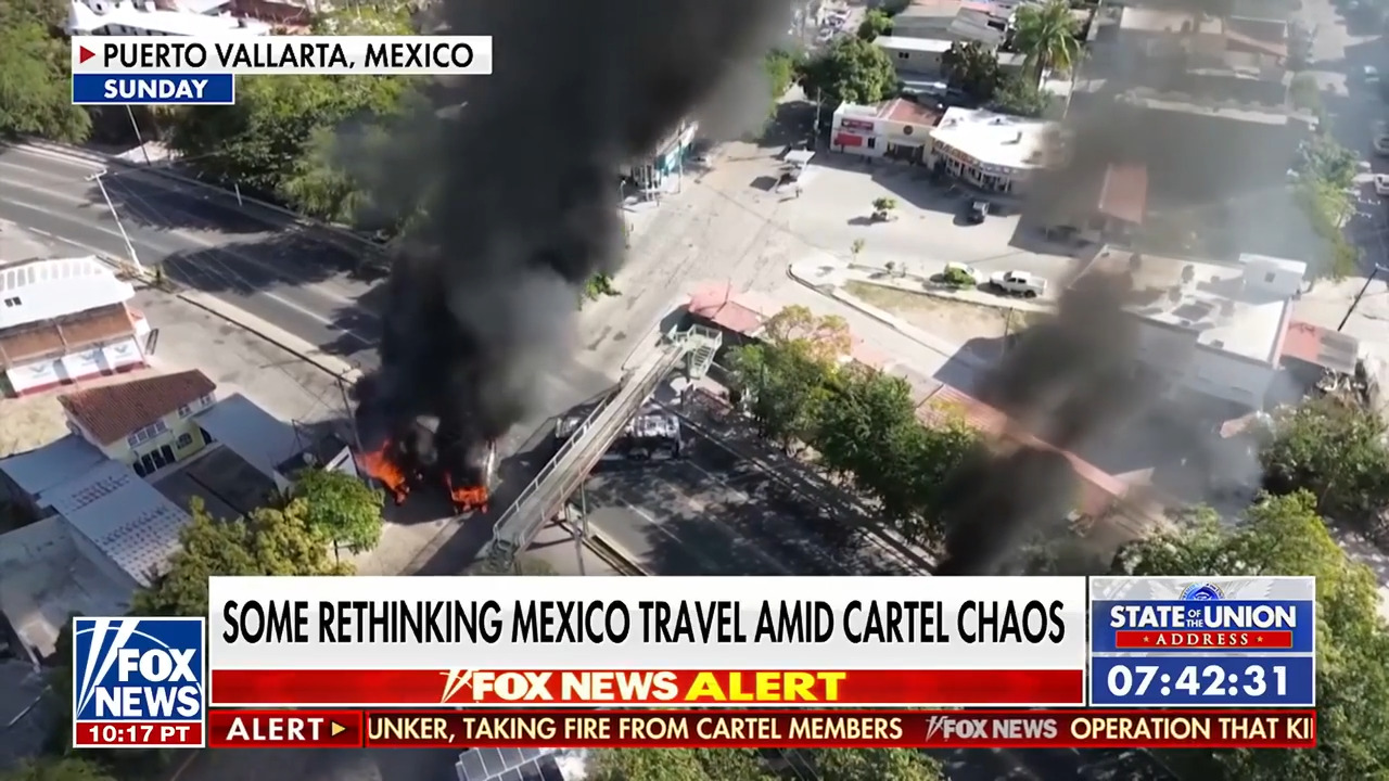 Mexico’s president insists cartel chaos easing, US officials warn against travel