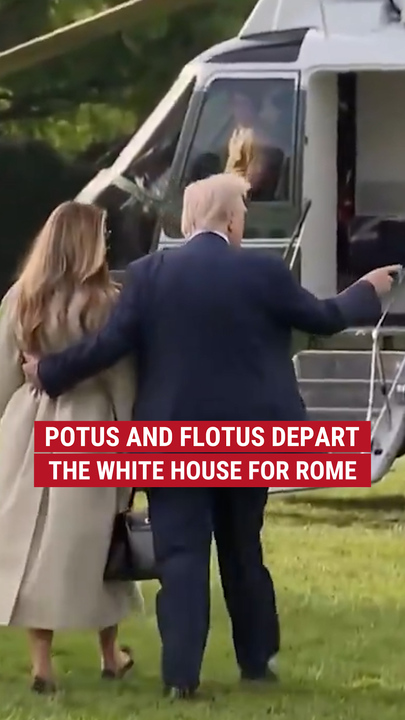 The Trumps committee  Marine One to caput  to Rome