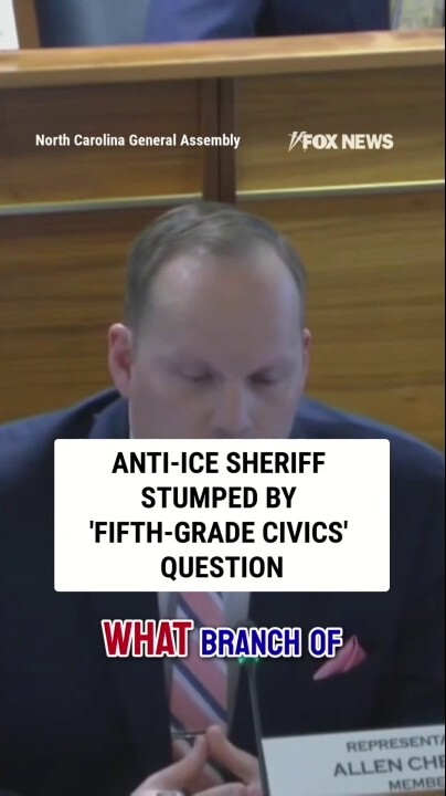 Anti-ICE sheriff STUMPED by ‘fifth-grade civics’ question