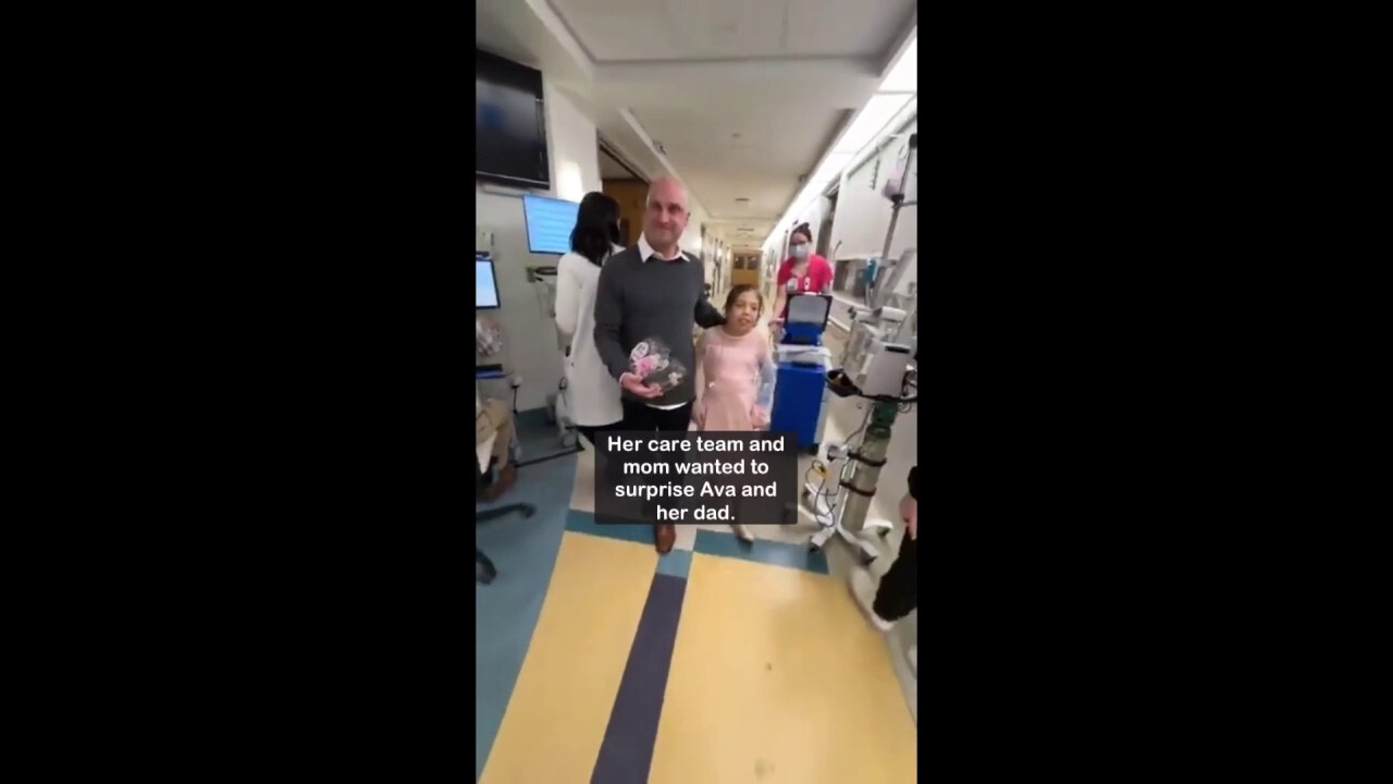 Girl waiting for heart transplant has father-daughter dance in hospital