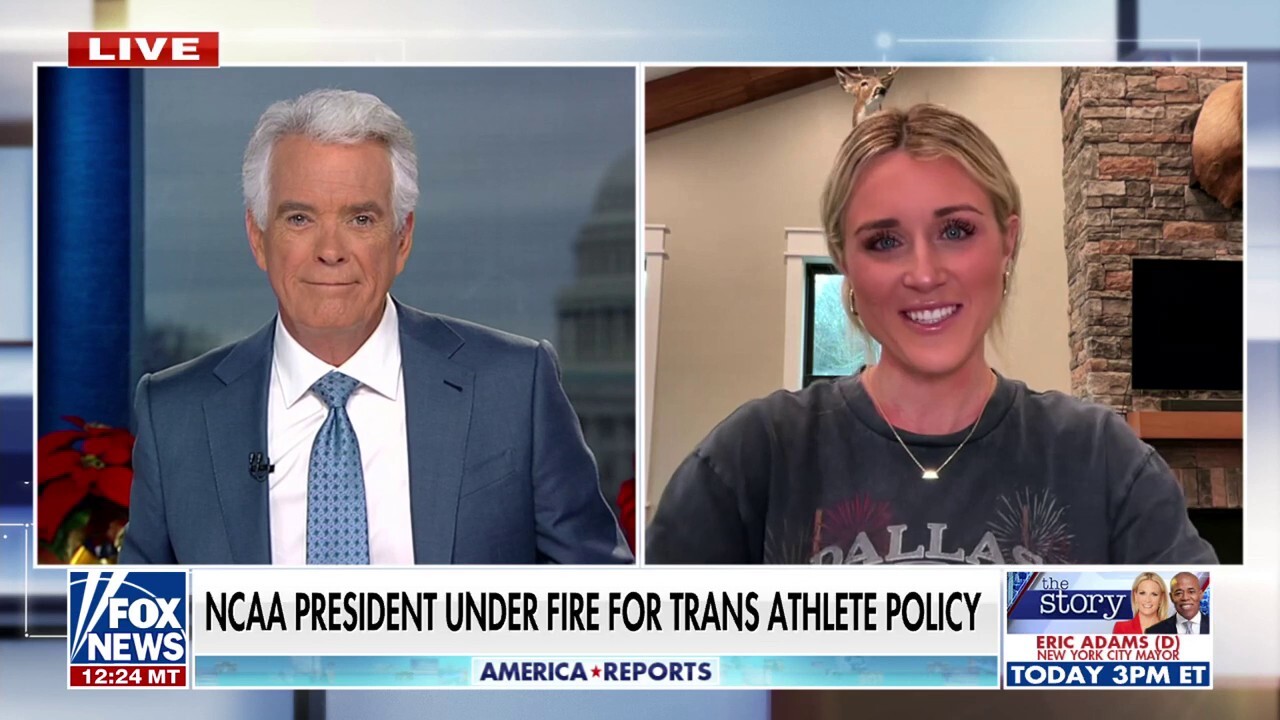 Riley Gaines sounds off on NCAA stance on transgender locker rooms: ‘It’s criminal’