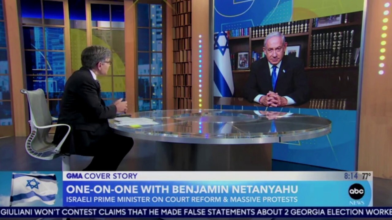 ABC's George Stephanopoulos presses Netanyahu on Israel's judicial reforms