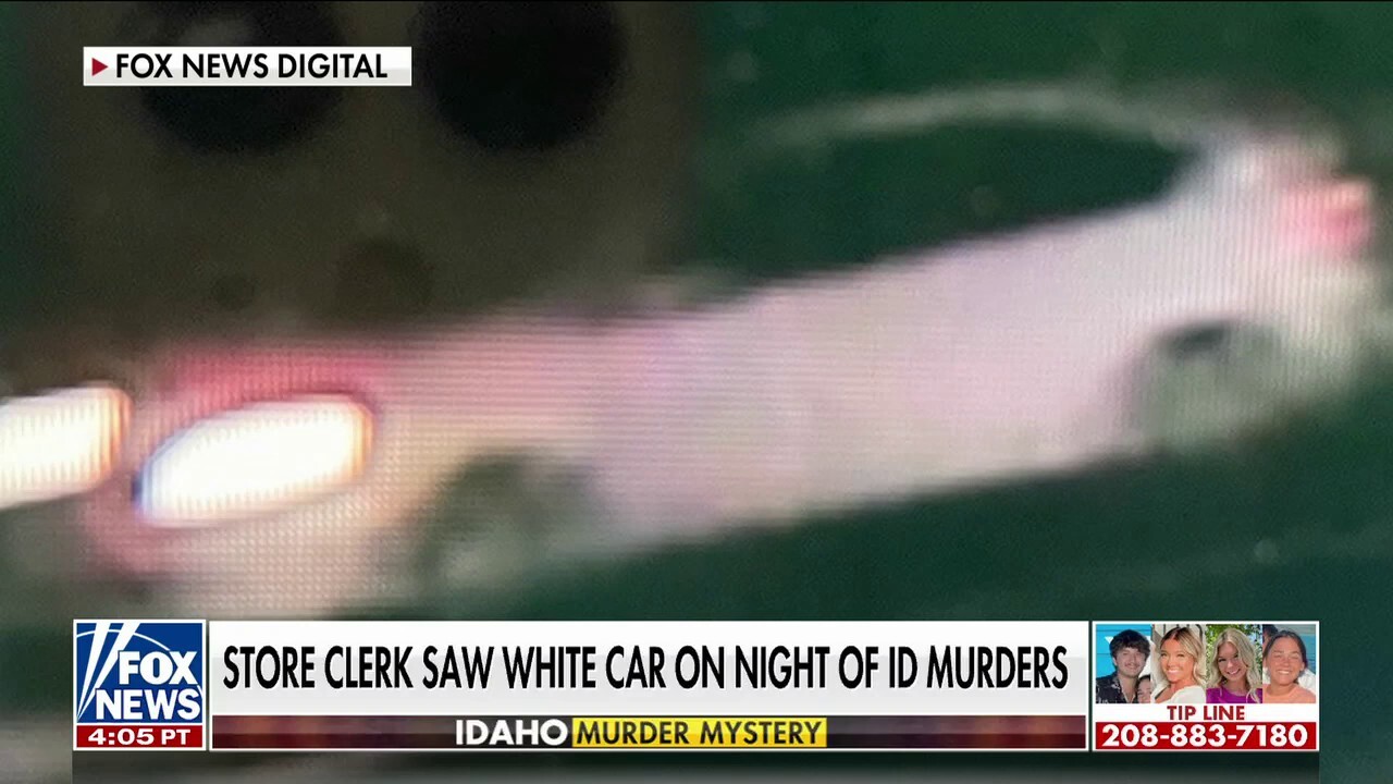 Idaho murder mystery: Store clerk spots white car on surveillance footage the night of homicides