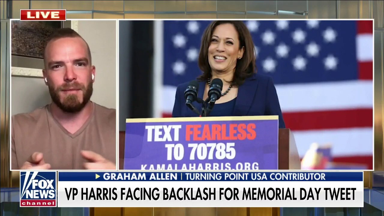 Vice President Harris facing backlash for Memorial Day tweet 