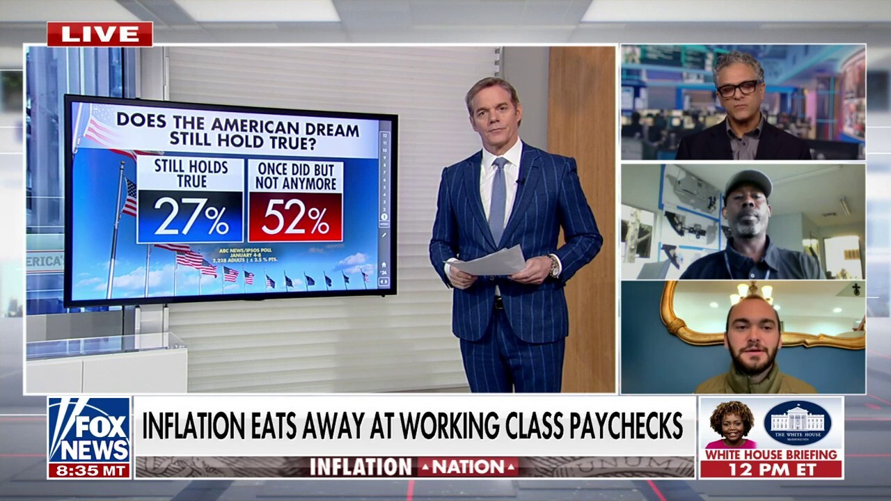 Working class voters John Cataneo, Phillip Downell and Andrew Craig join 'America's Newsroom' to explain the real-world impact of inflation on everyday Americans