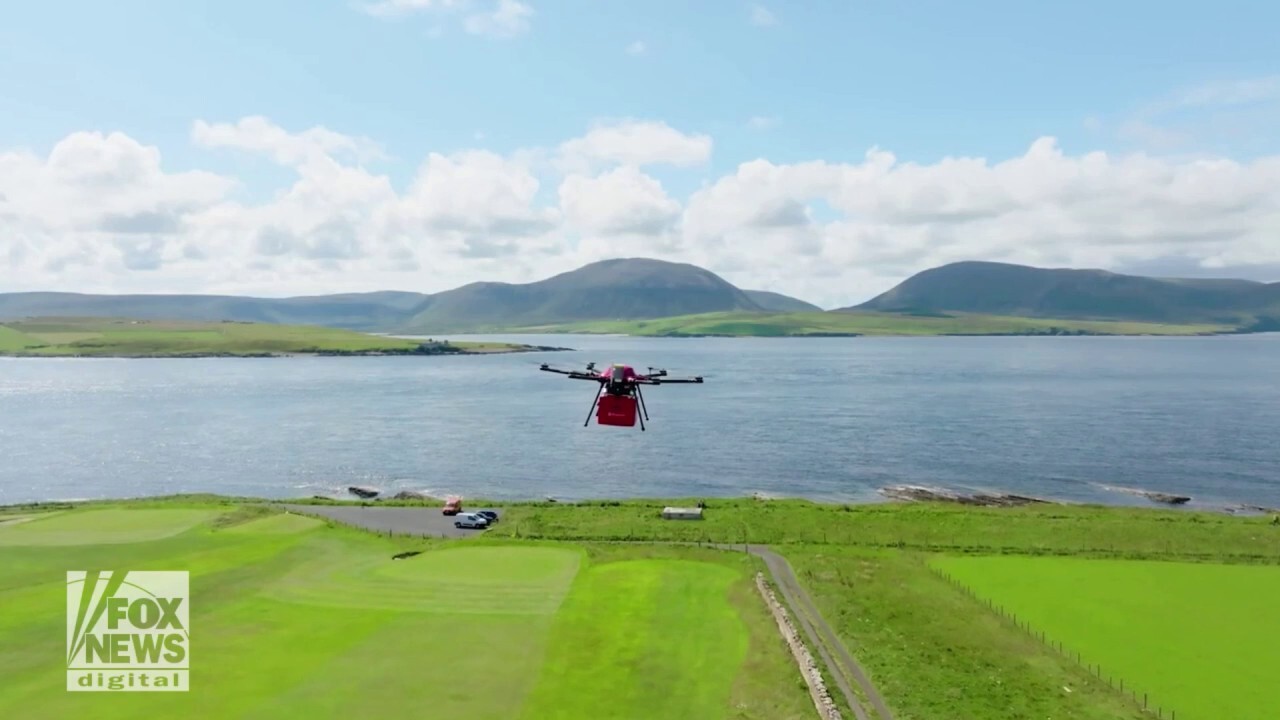 Mail delivered via drone in United Kingdom’s first-ever service