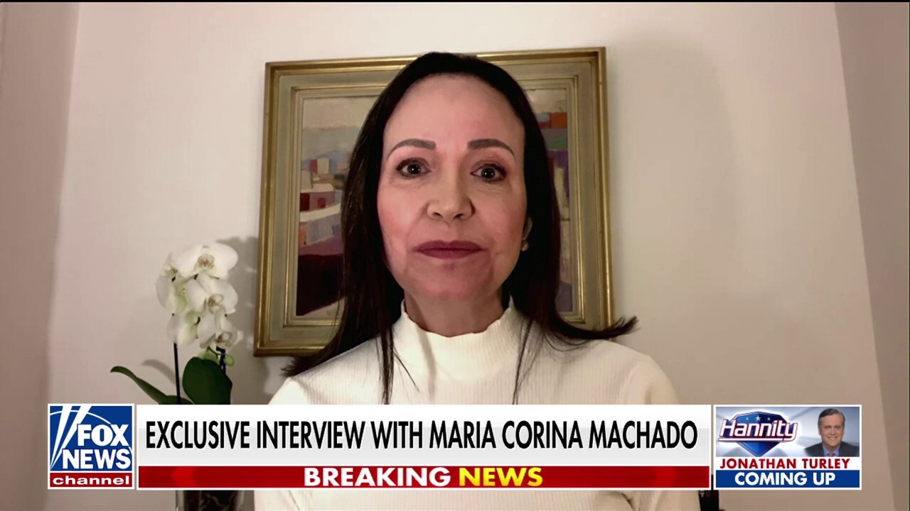 Venezuelan opposition leader Maria Corina Machado expresses gratitude to President Donald Trump for ‘bringing Maduro to justice’ on ‘Hannity.’