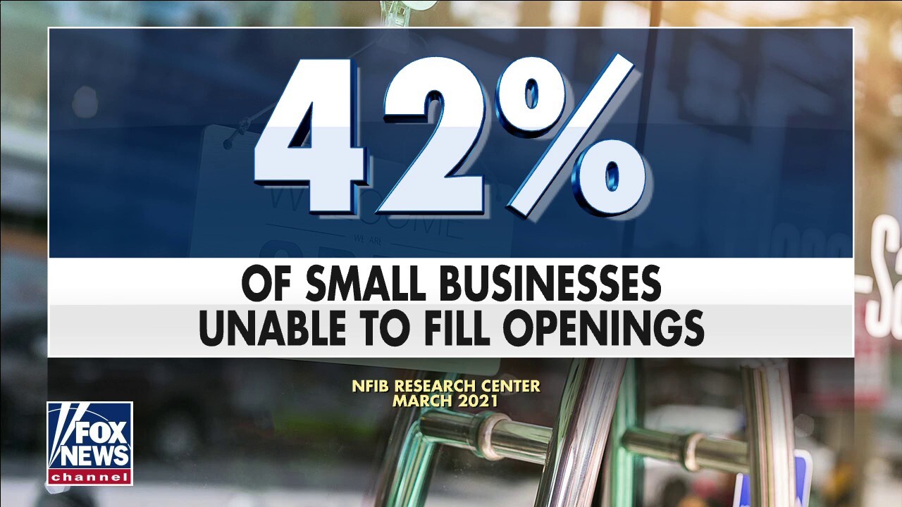 Small businesses in US struggling to fill job openings 