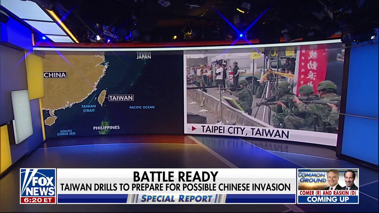 Taiwanese military simulates possible Chinese attacks in annual war games