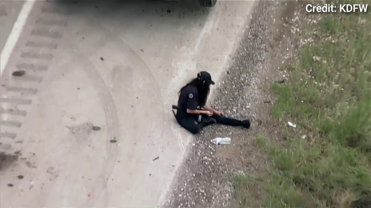 Truck full of dimes crashes on North Texas highway