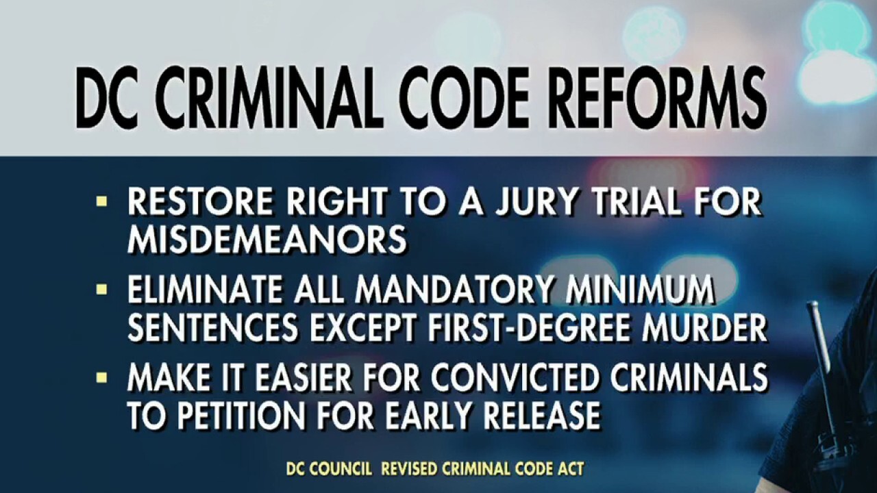 DC Council votes on new criminal code reform, softens penalties for violent crimes