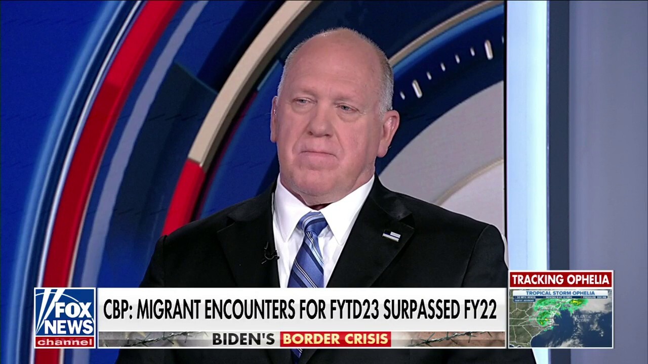 Border officials have been ‘handcuffed’ by the Biden admin: Tom Homan