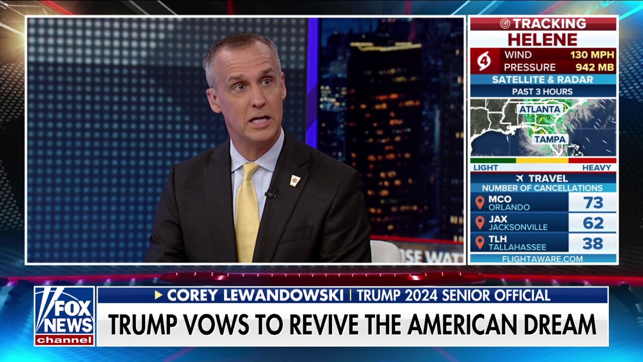  Corey Lewandowski: Trump is gearing up for the 40-day run