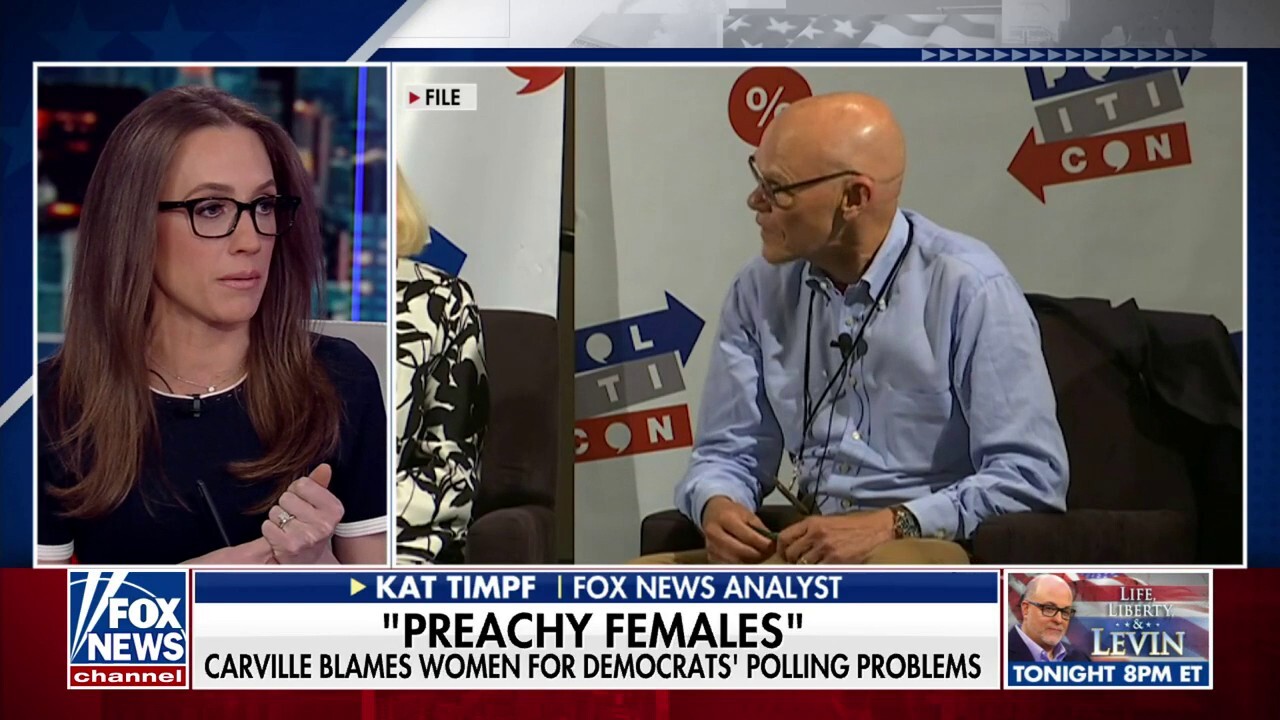 Kat Timpf: James Carville's point on 'preachy females' is absurd