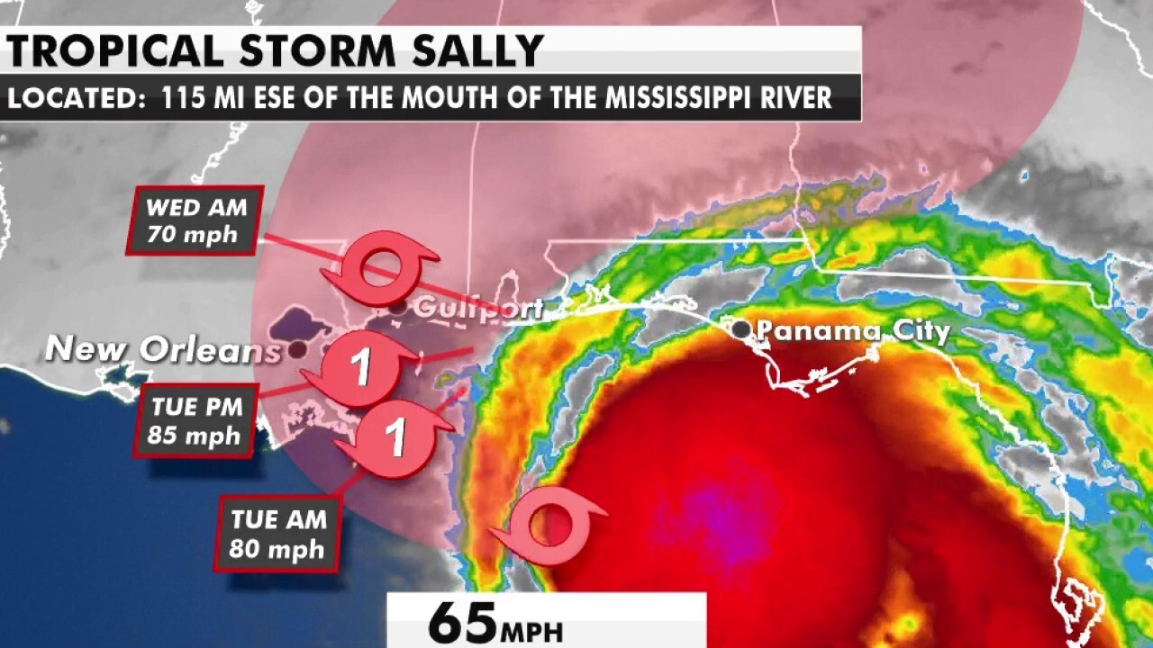 Louisiana, Mississippi brace for Tropical Storm Sally