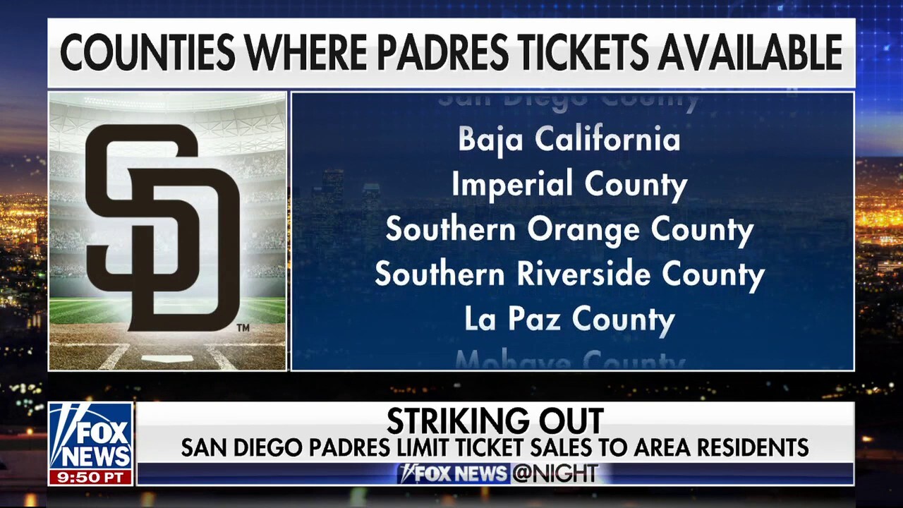 San Diego Padres reportedly limit ticket sales to keep Dodgers fans away