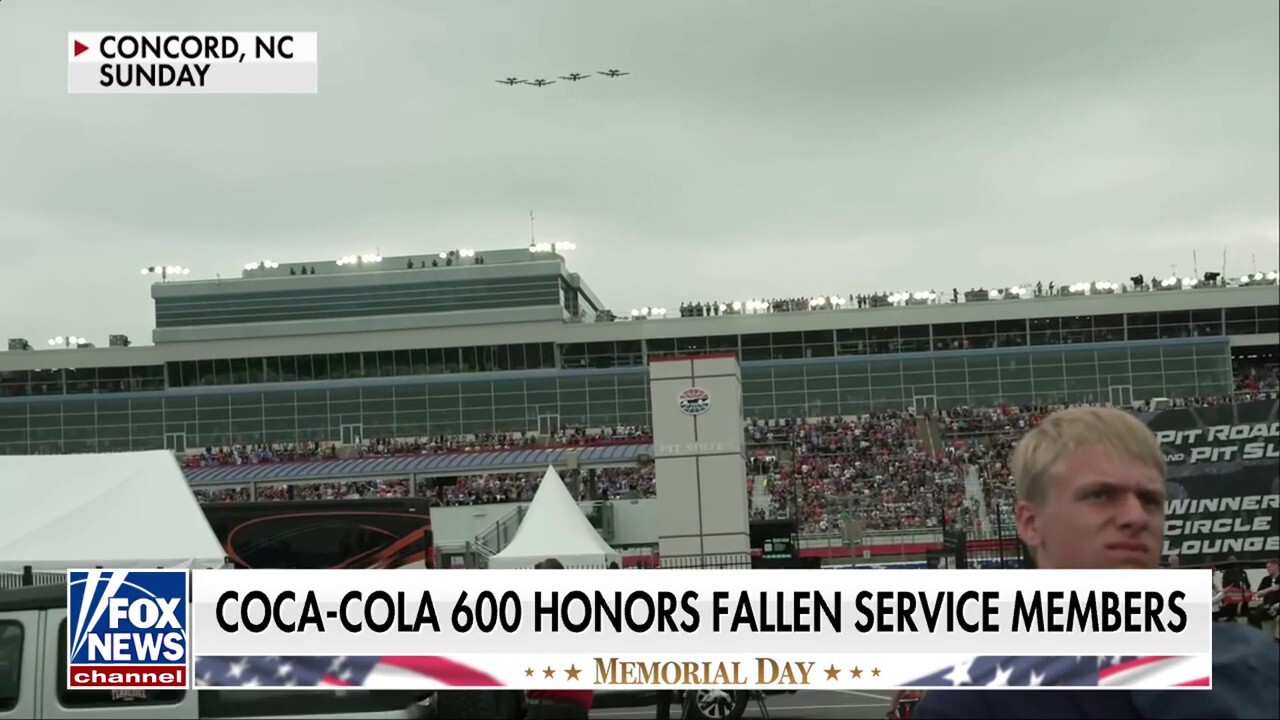 Coca-Cola 600 pays tribute to fallen American service members