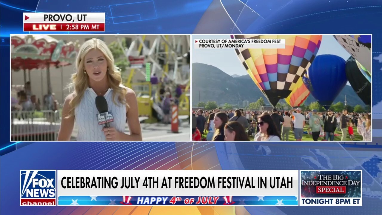 Celebrating Independence Day at Freedom Festival in Provo, Utah