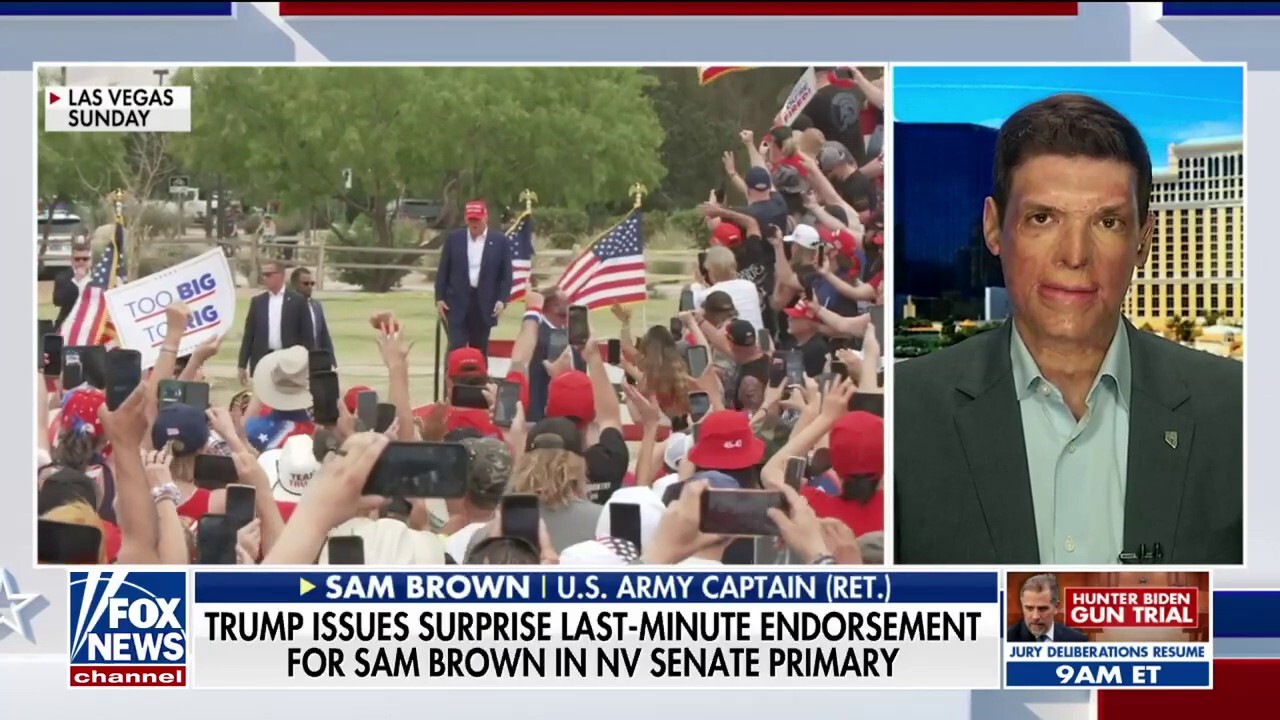 Trump endorses Sam Brown for Senate in Nevada