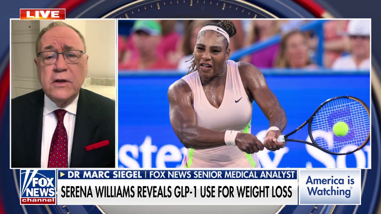 Serena Williams says she used GLP-1 for weight loss