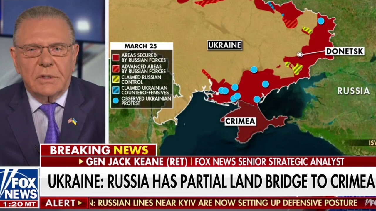 Russia creates partial land corridor between Crimea and Donetsk