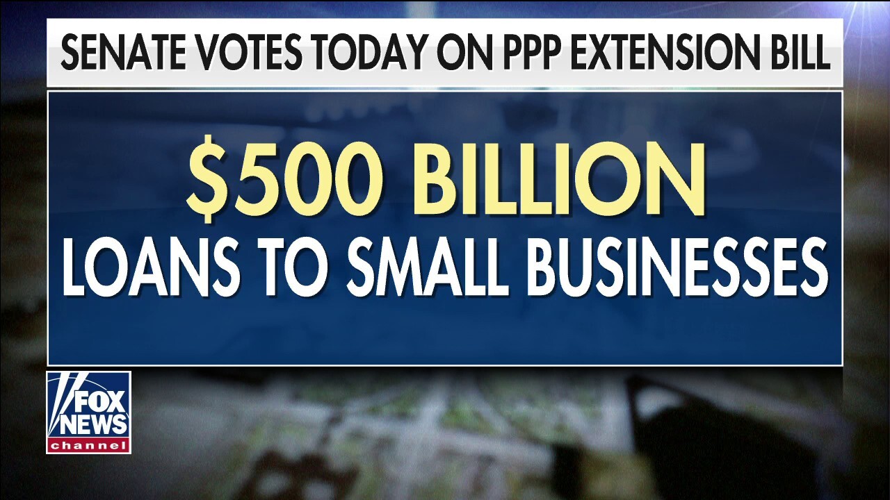 Senate to vote on $500 billion PPP extension for struggling businesses