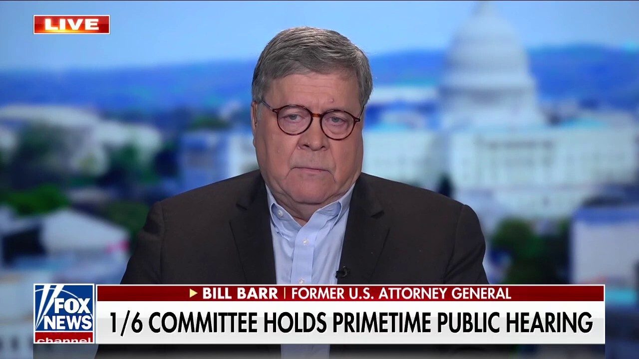 Former AG Barr on Jan. 6 hearings: 'I personally doubt' Trump committed a crime