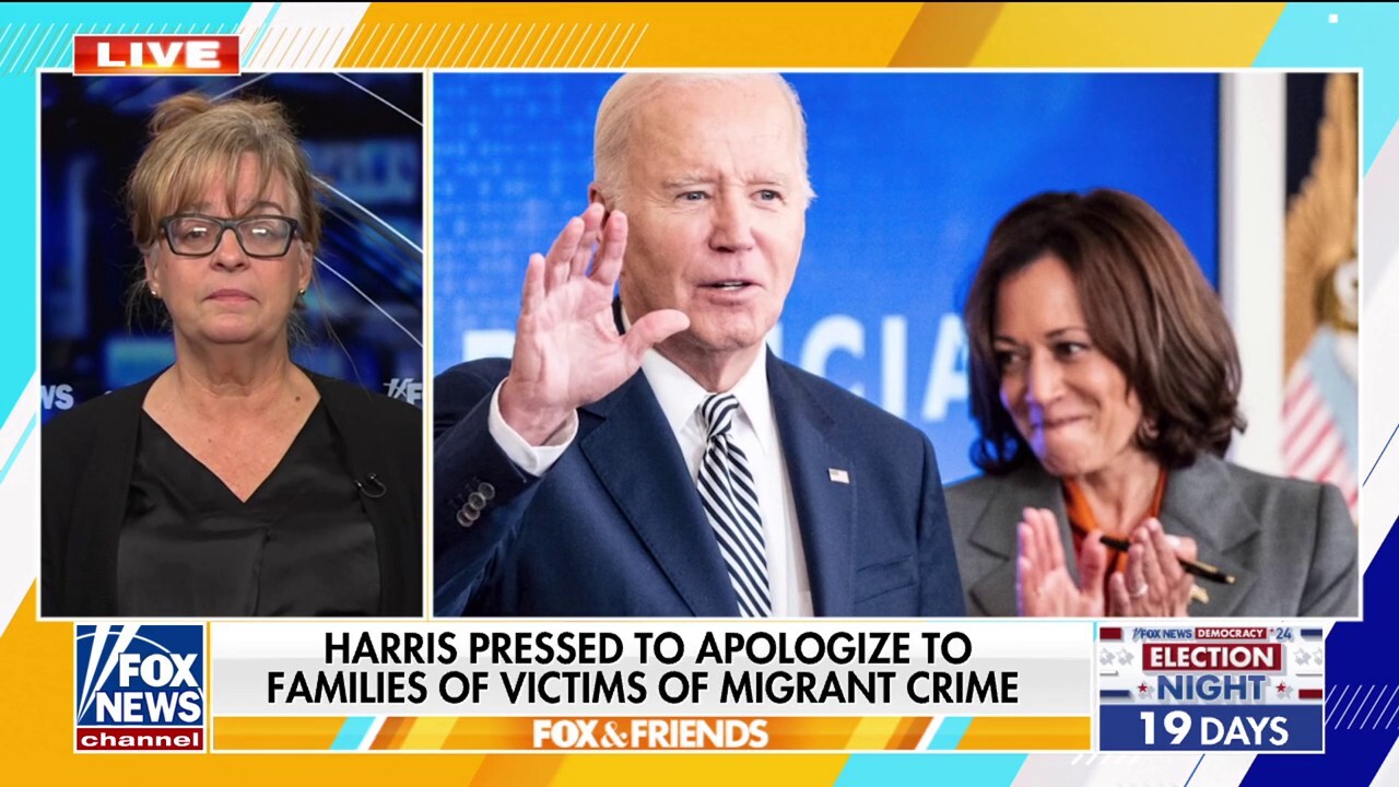 Mother of migrant crime victim 'completely' blames Biden-Harris admin