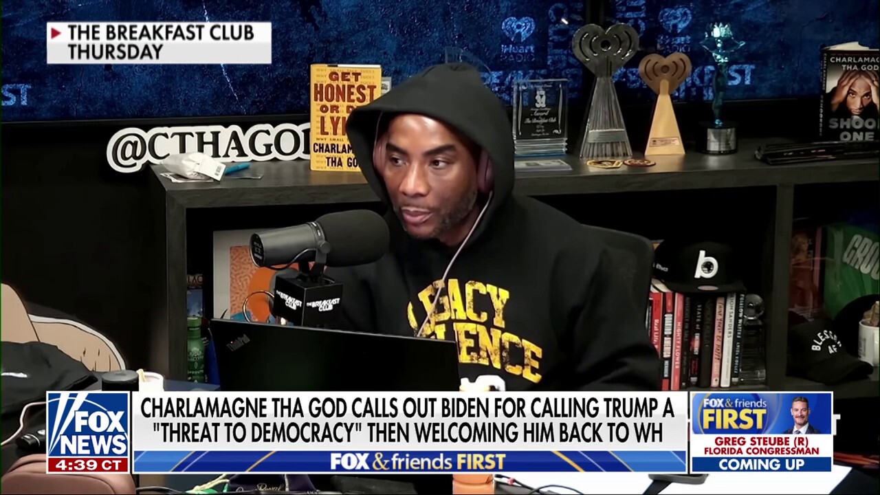 Charlamagne asks how Biden went from 'threat to democracy' to 'welcome back'