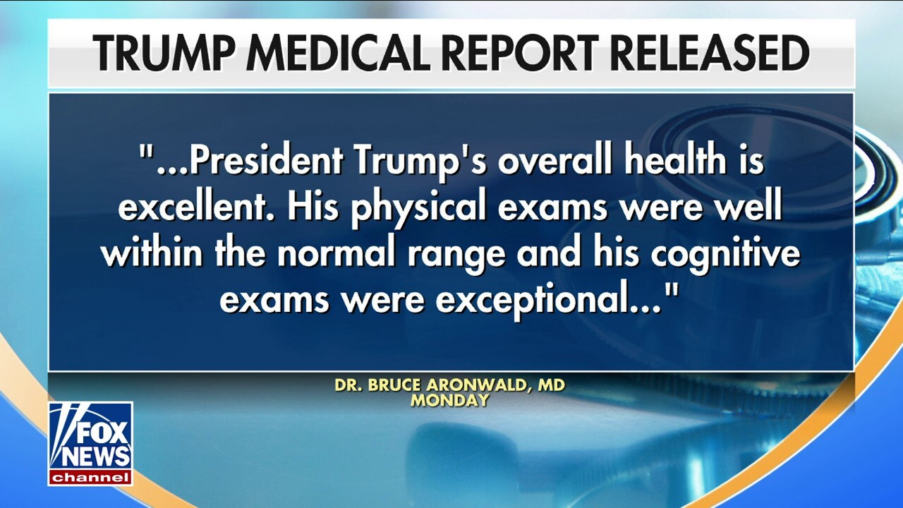 Trump releases 'exceptional' medical report on Biden's 81st birthday