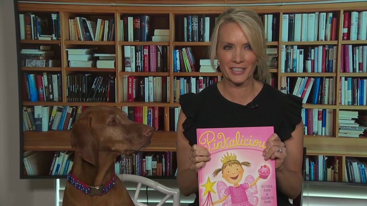 Dana reads 'Pinkalicious'