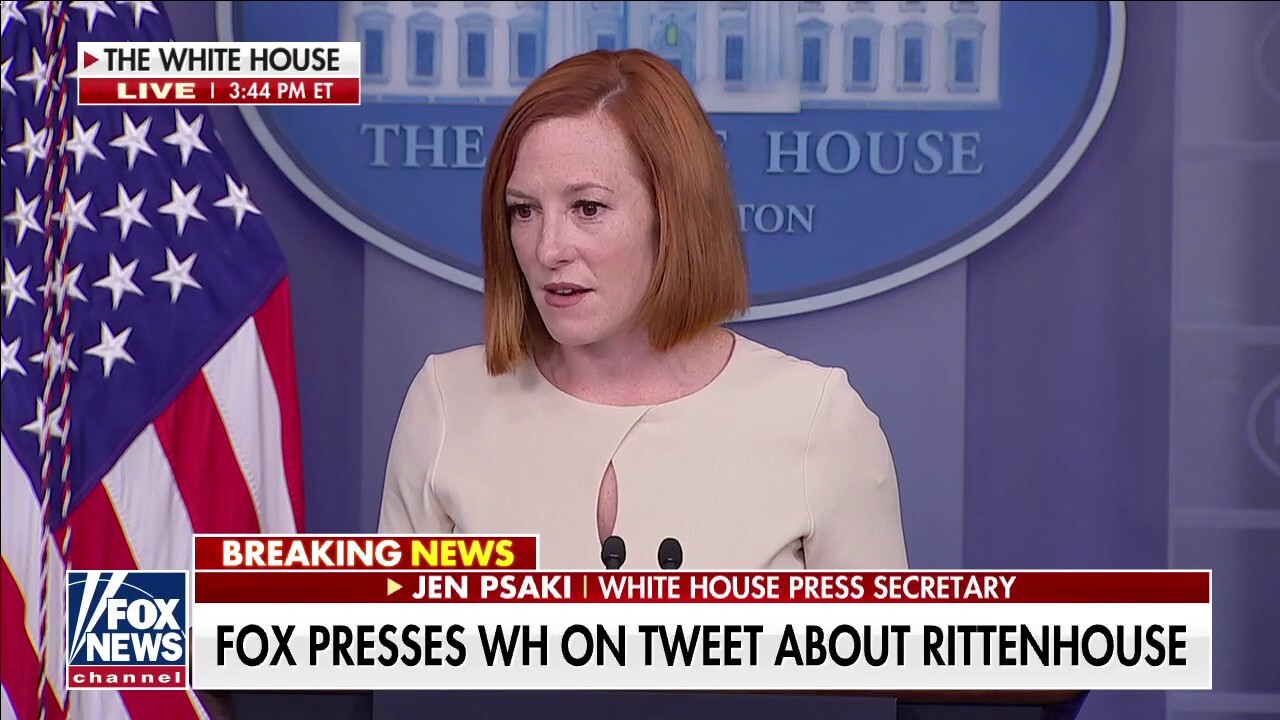 White House pressed on Biden's past Rittenhouse comments