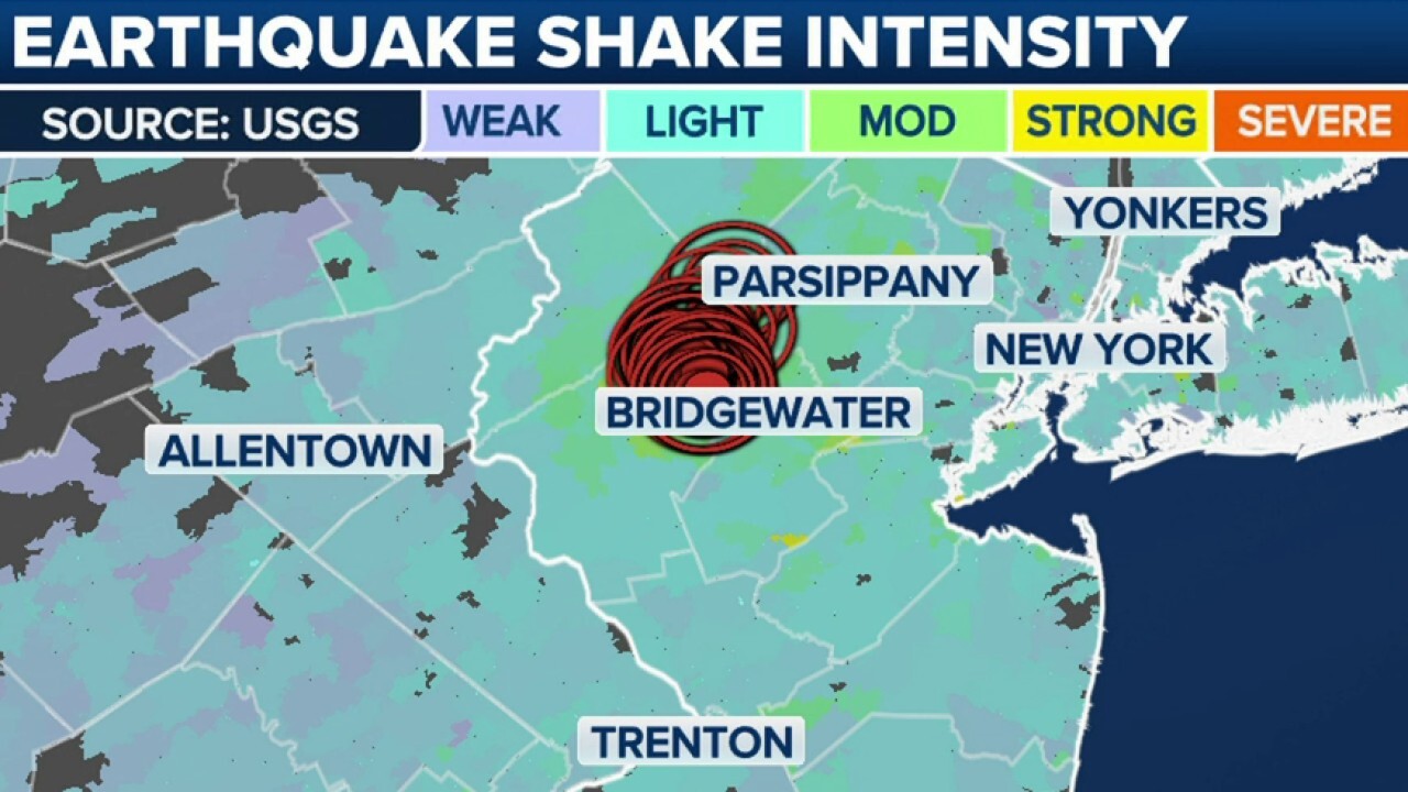 New Jersey mayor at earthquake's epicenter speaks out: 'Everything just shook'