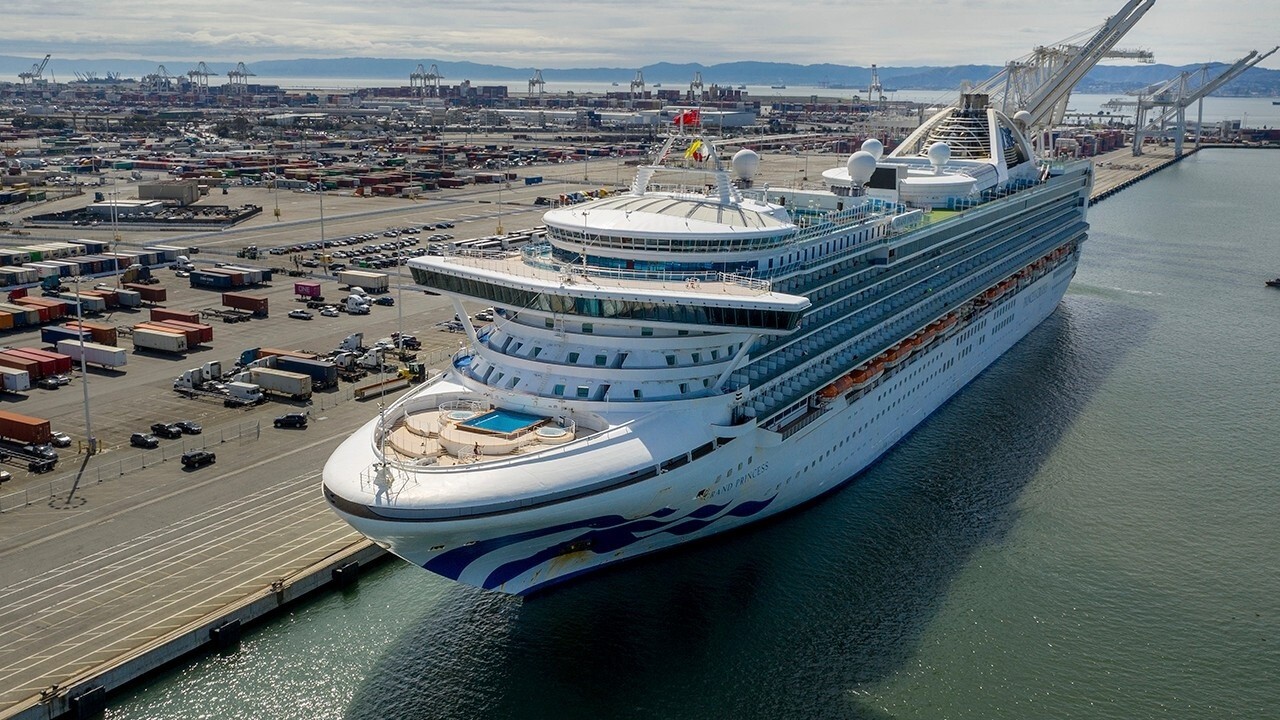 Cruise passengers continue to disembark from Grand Princess in Oakland
