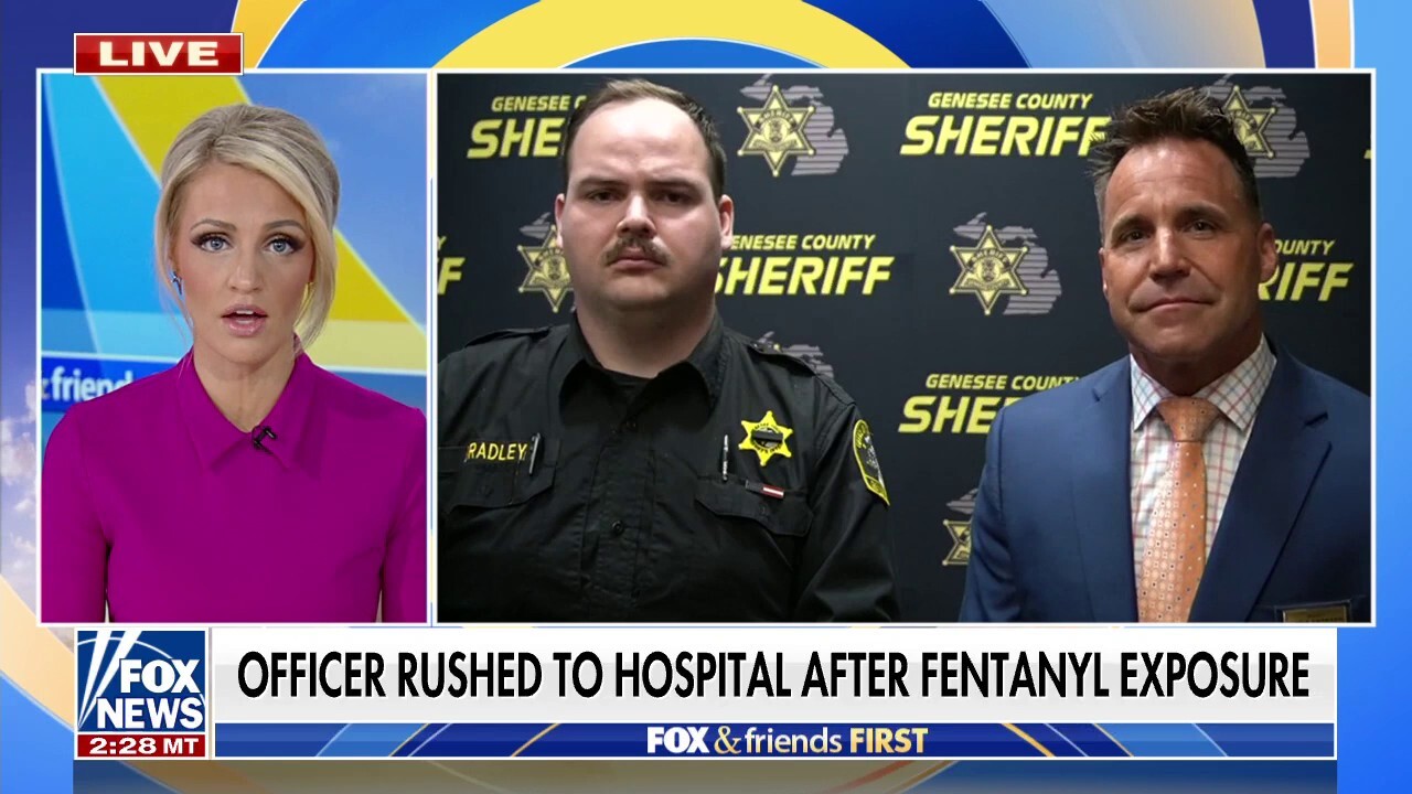 Michigan officer details harrowing moment he collapsed from fentanyl exposure