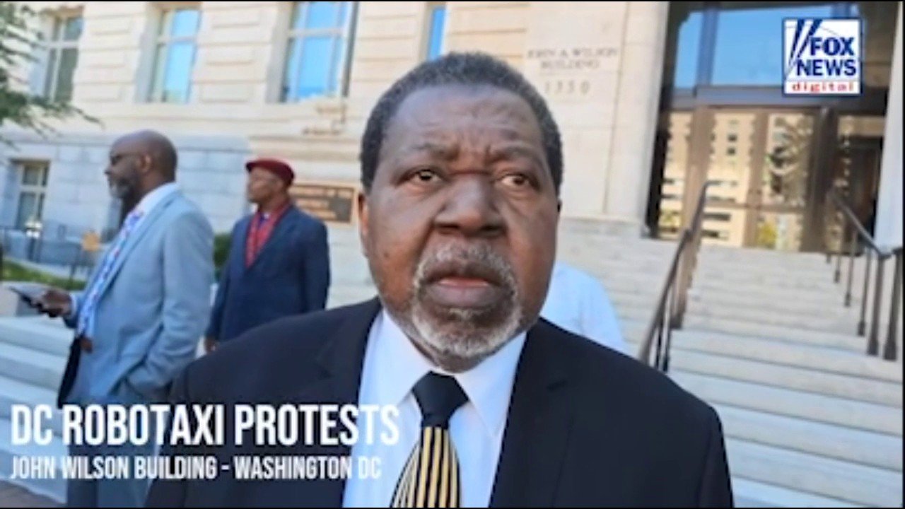 SEE IT: DC protesters slam robotaxi proposal over job fears: ‘It’s bulls---’