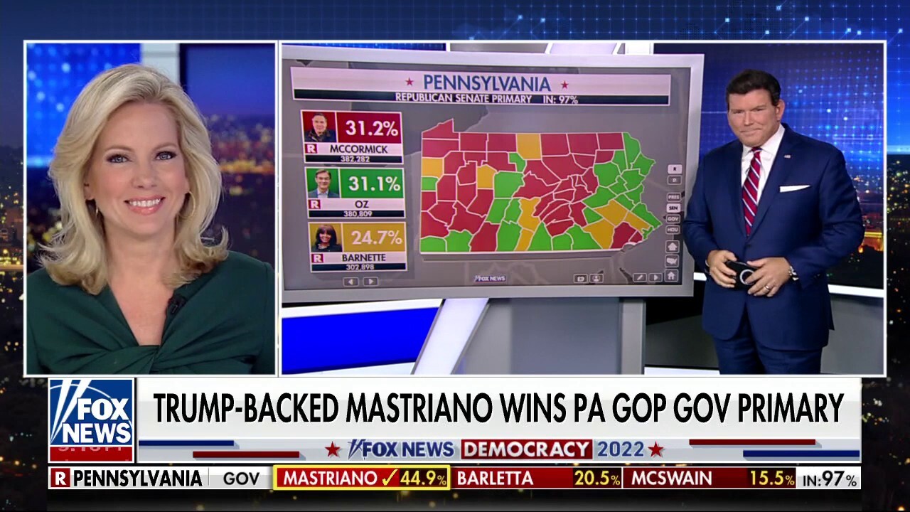 Bret Baier presents updates in Pennsylvania GOP Senate primary