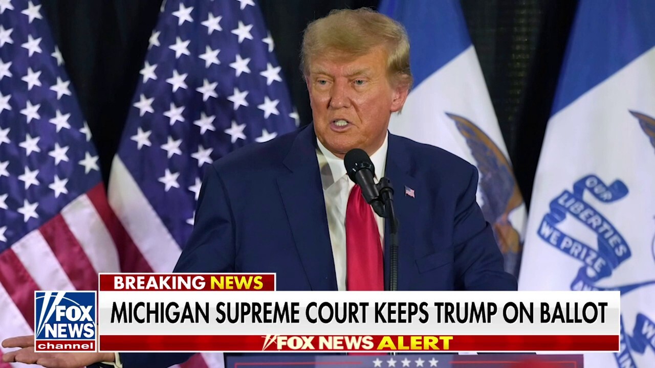 Michigan Supreme Court rejects attempt to remove Trump from 2024 ballot