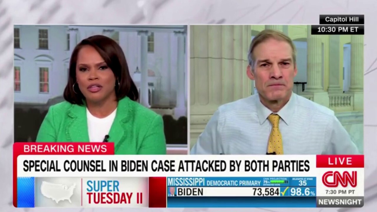 Jim Jordan gets in heated clash with CNN over Biden versus Trump memory lapses