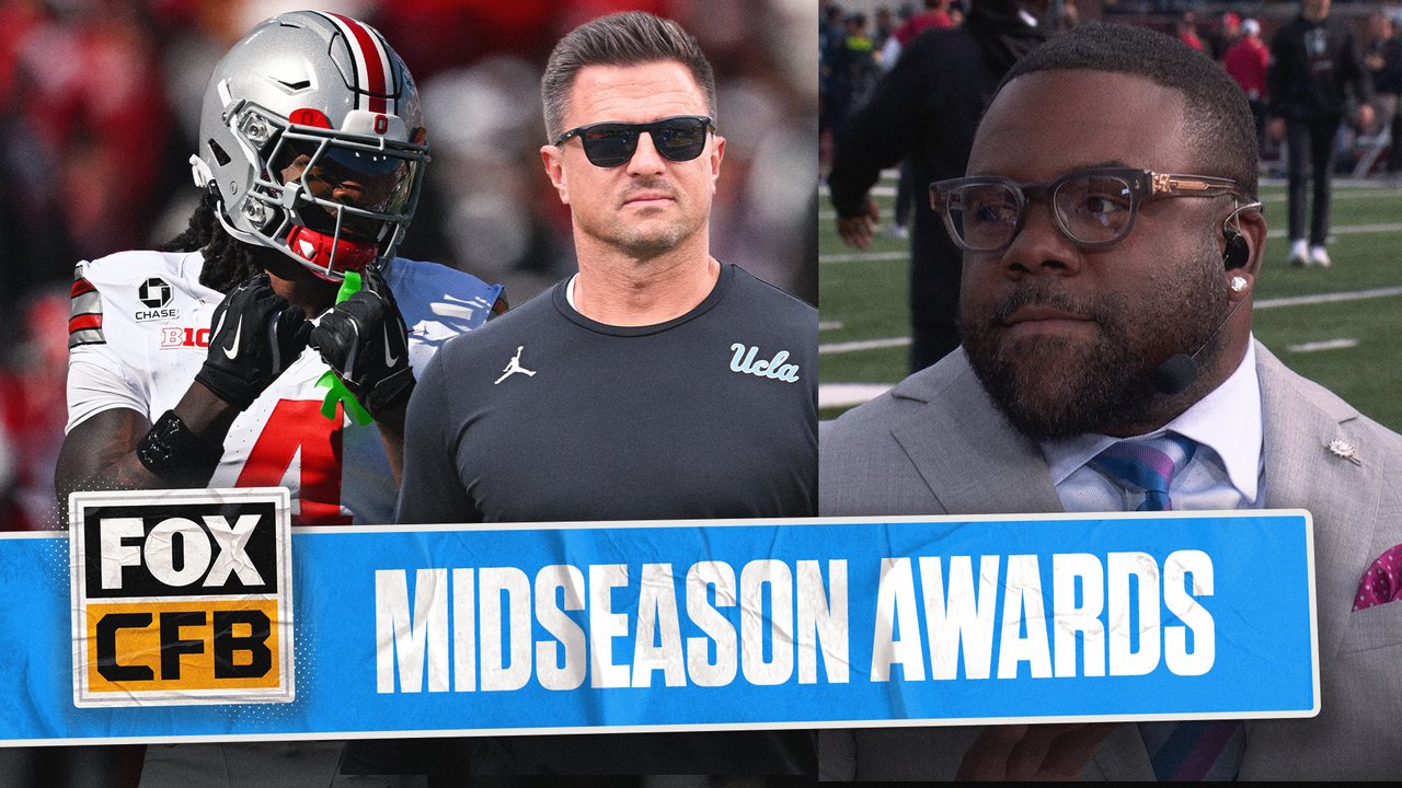 Jeremiah Smith, Michigan-Western Michigan &amp; UCLA HC Bob Chesney Highlight Big Noon Kickoff's Midseason CFB Awards 🏈