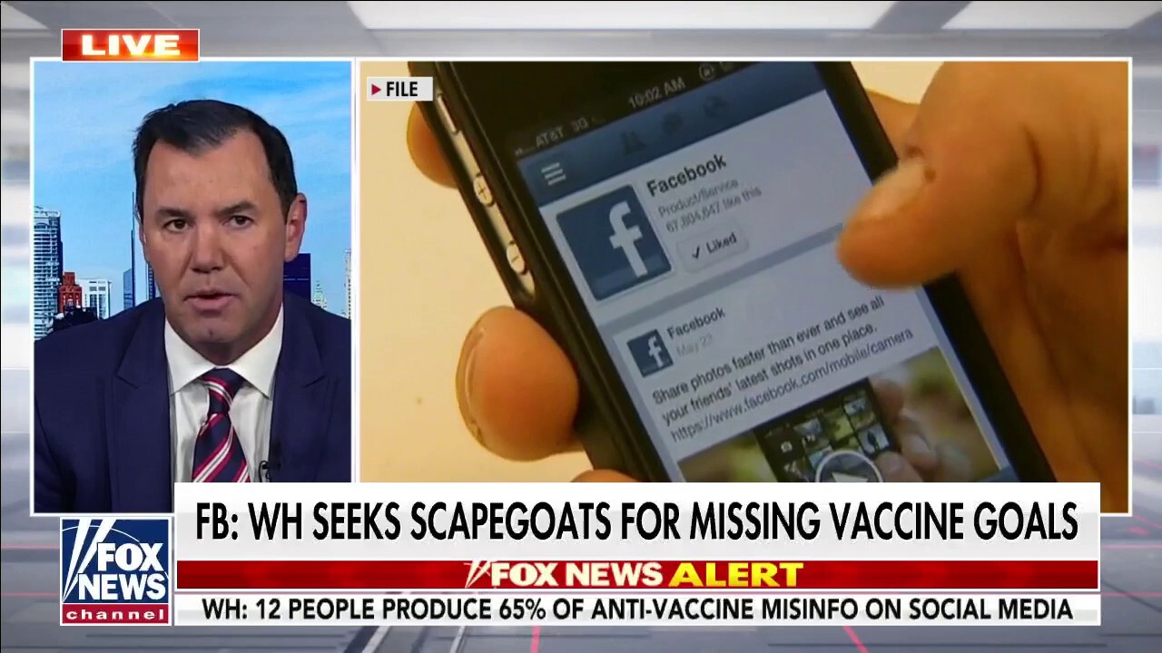 Joe Concha on Biden-Big Tech relationship, White House vaccine messaging