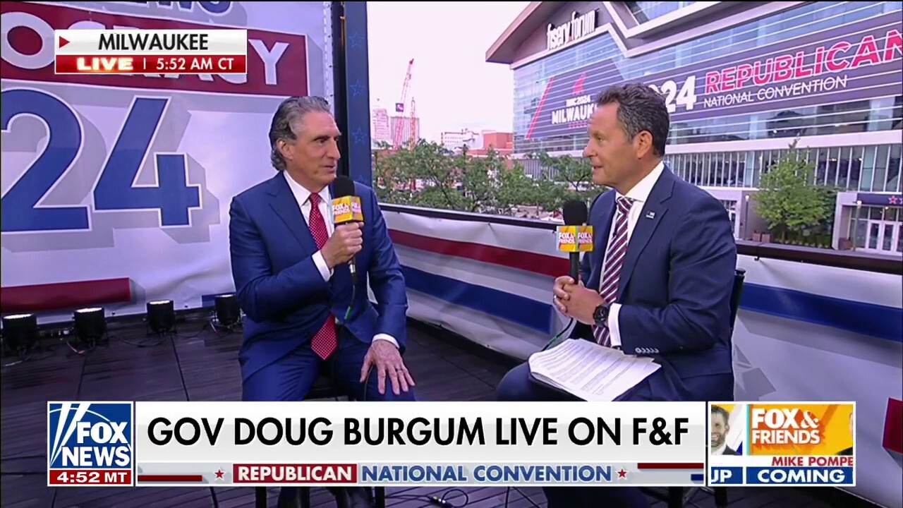 North Dakota Gov. Doug Burgum joins 'Fox & Friends' to share his thoughts on JD Vance becoming former President Trump's running mate and discuss Elon Musk's pledged support for Trump.