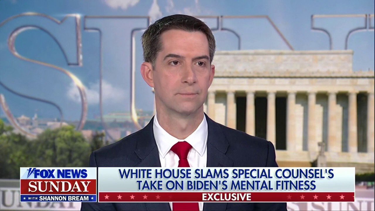 Special counsel report indicates a 'blatant double standard': Sen. Tom Cotton