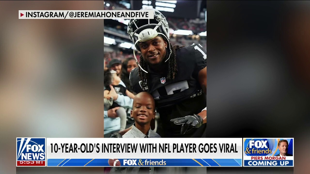 10-year-old's interview with Raiders' Davante Adams takes internet by storm