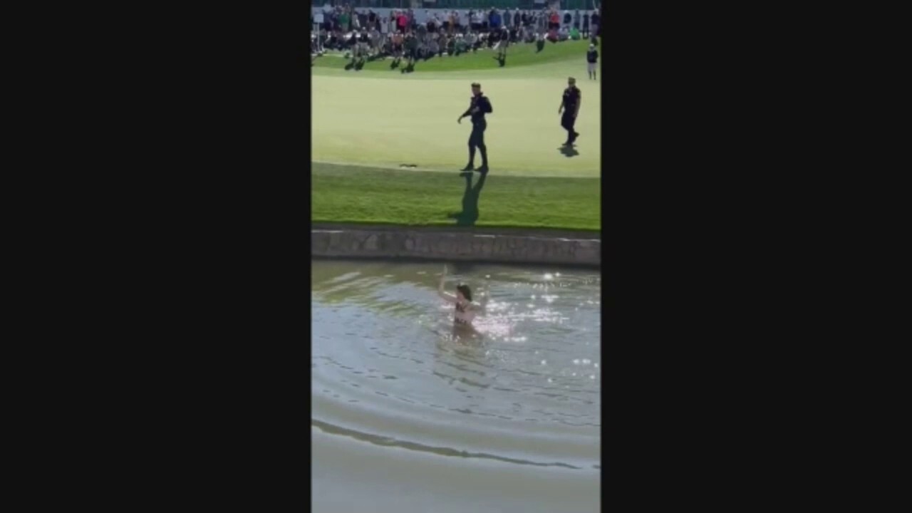 Streaker steals the show at Waste Management Phoenix Open at TPC Scottsdale