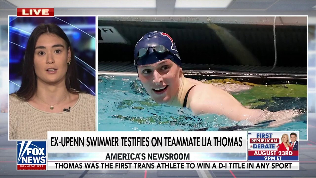 Paula Scanlan, who testified in the House Judiciary Committee gender hearing, joins ‘America's Newsroom’ to discuss being on the university swim team with trans woman Lia Thomas.