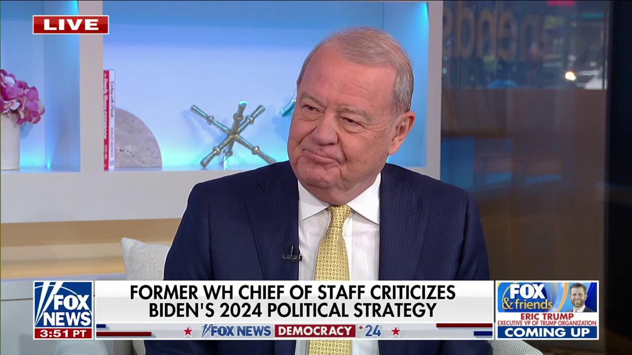 Stuart Varney: Biden can't run on issues, so he's portraying Trump as a 'tyrant'