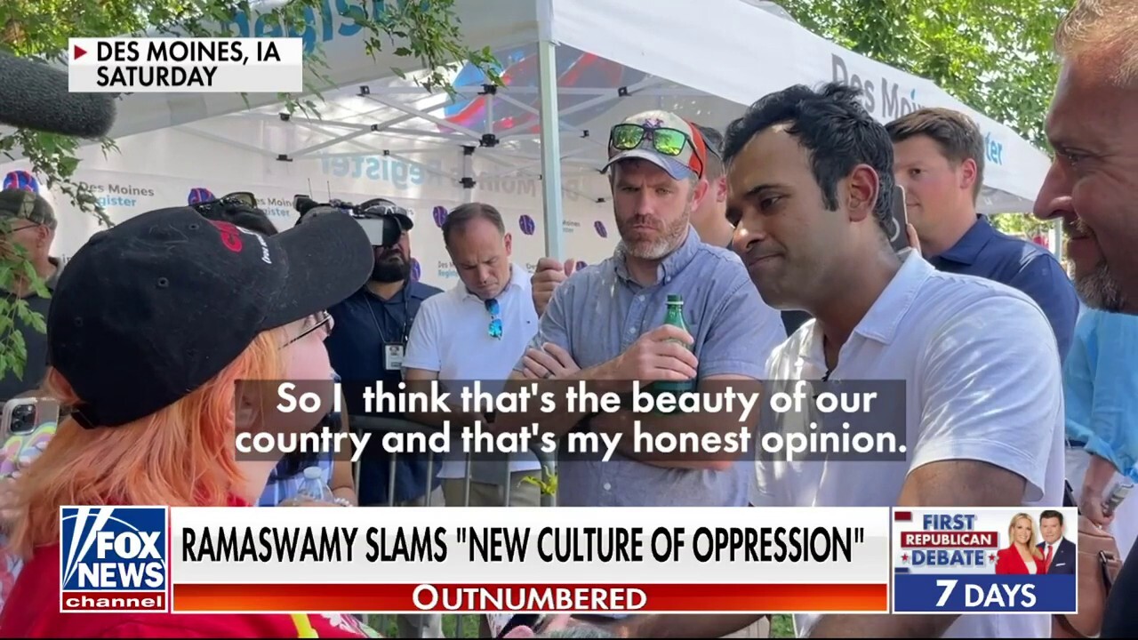 Ramaswamy calls out 'tyranny of the minority' in viral video with LGBTQ+ activist